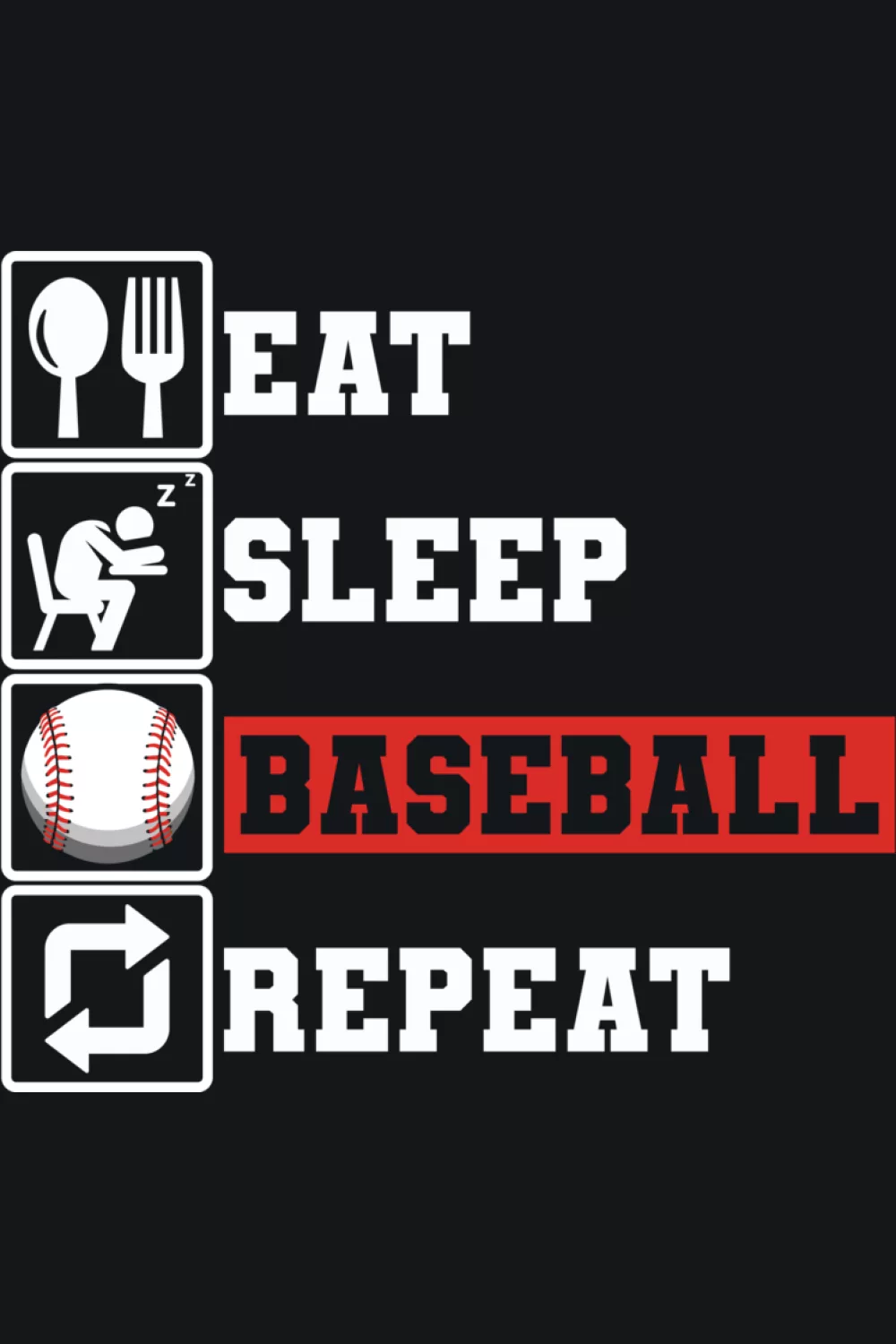 Funny baseball player stamp