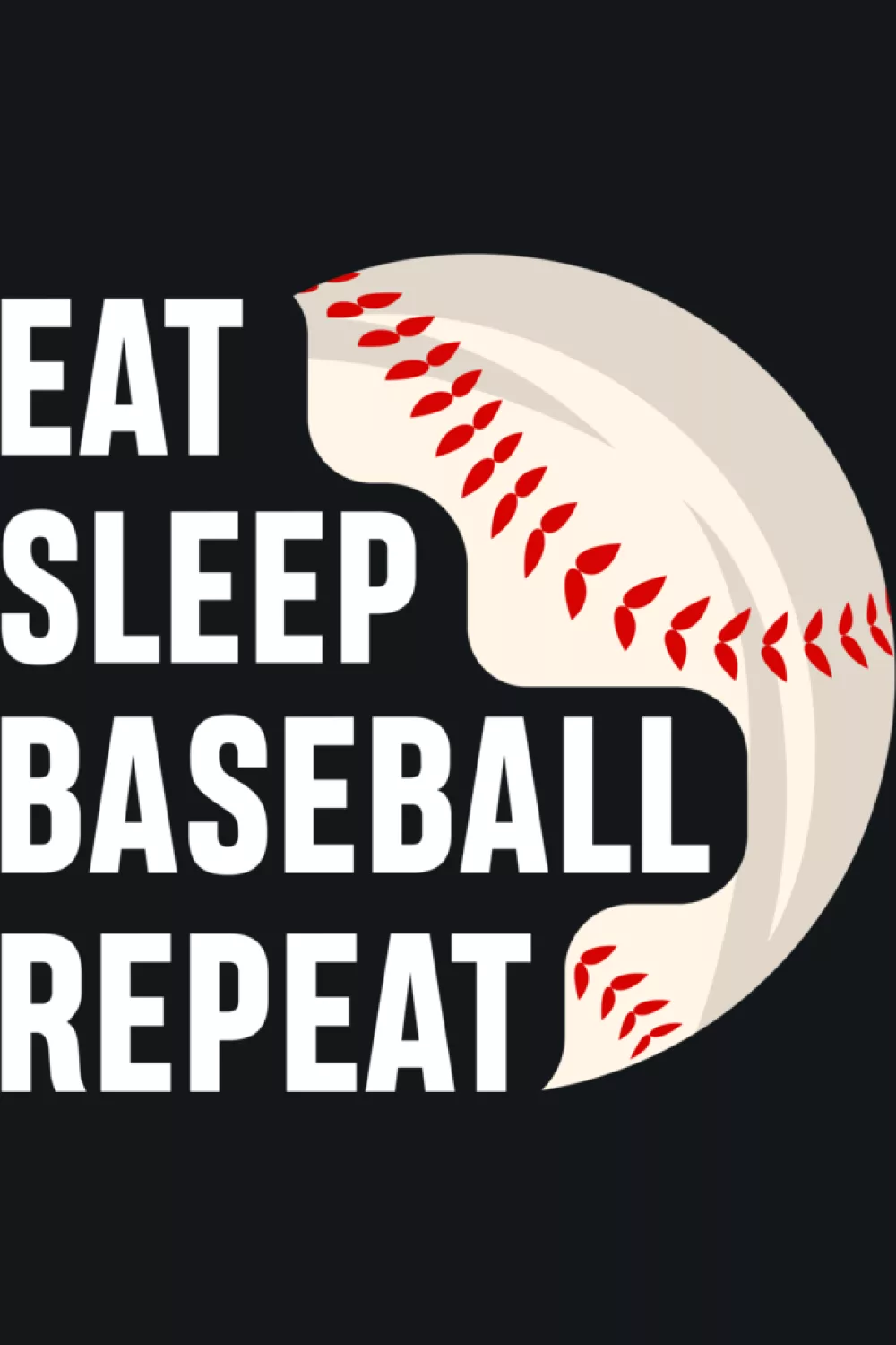 Patriotic Eat Sleep Baseball Repeat for players and dads