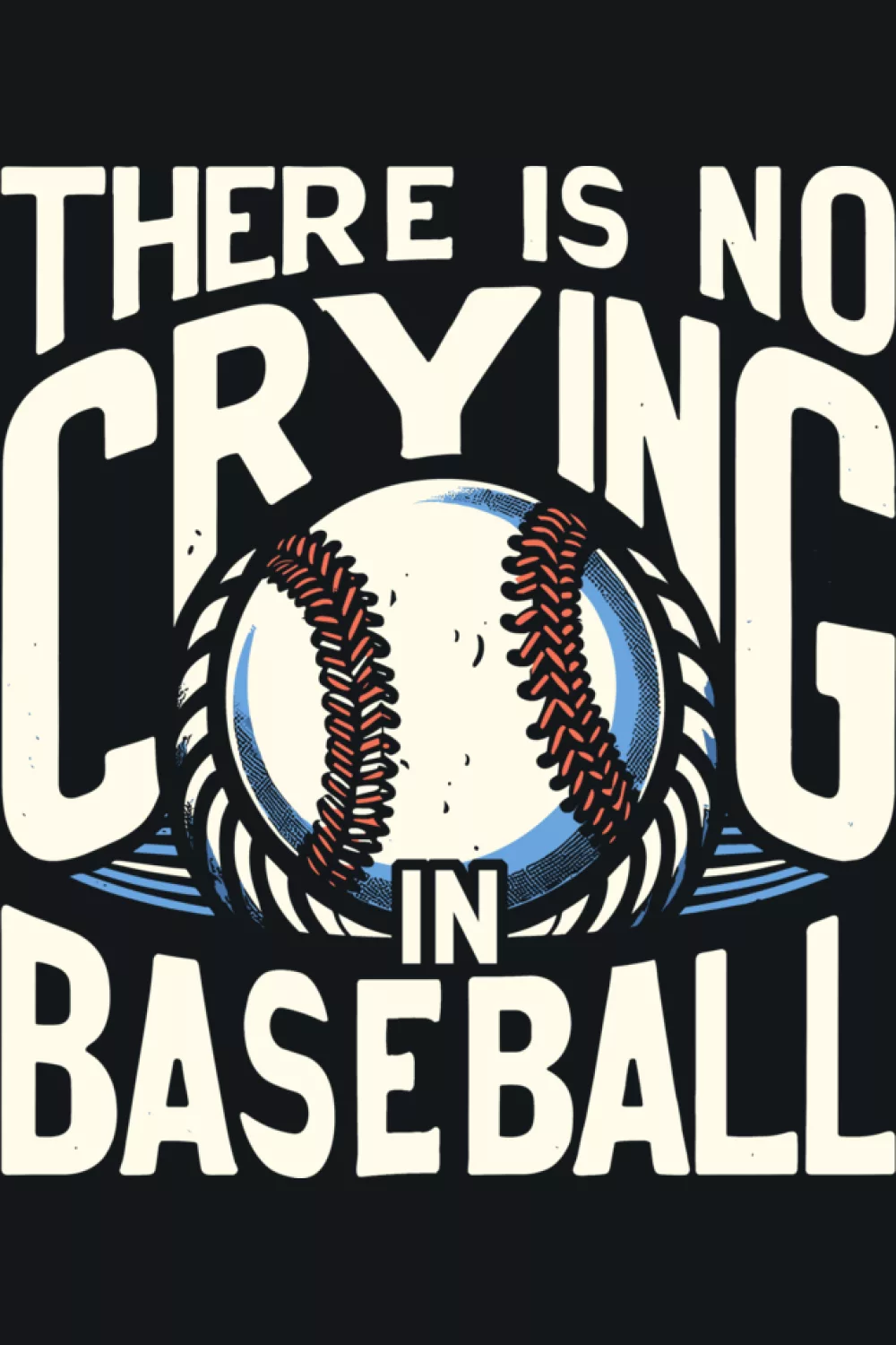 Funny sports themed badge that pairs the phrase with a bold ball center
