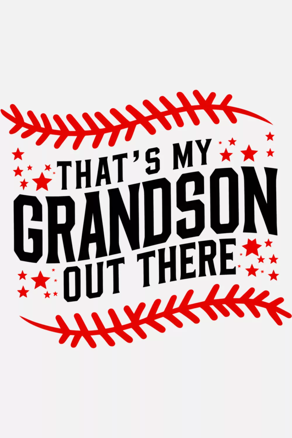 Traditional baseball grandparents outfit