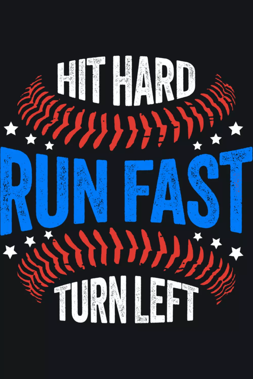 Patriotic baseball themed badge with strong lettering and a proud, classic vibe.