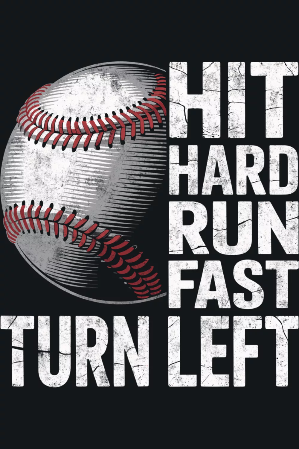 Coach and fan friendly baseball quote with an athletic layout that feels game ready.