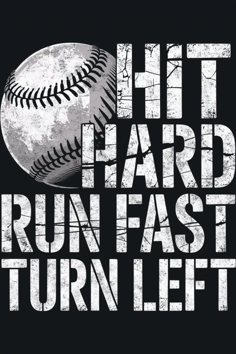 Bold baseball quote in a compact layout that feels like a dugout sign you would post.