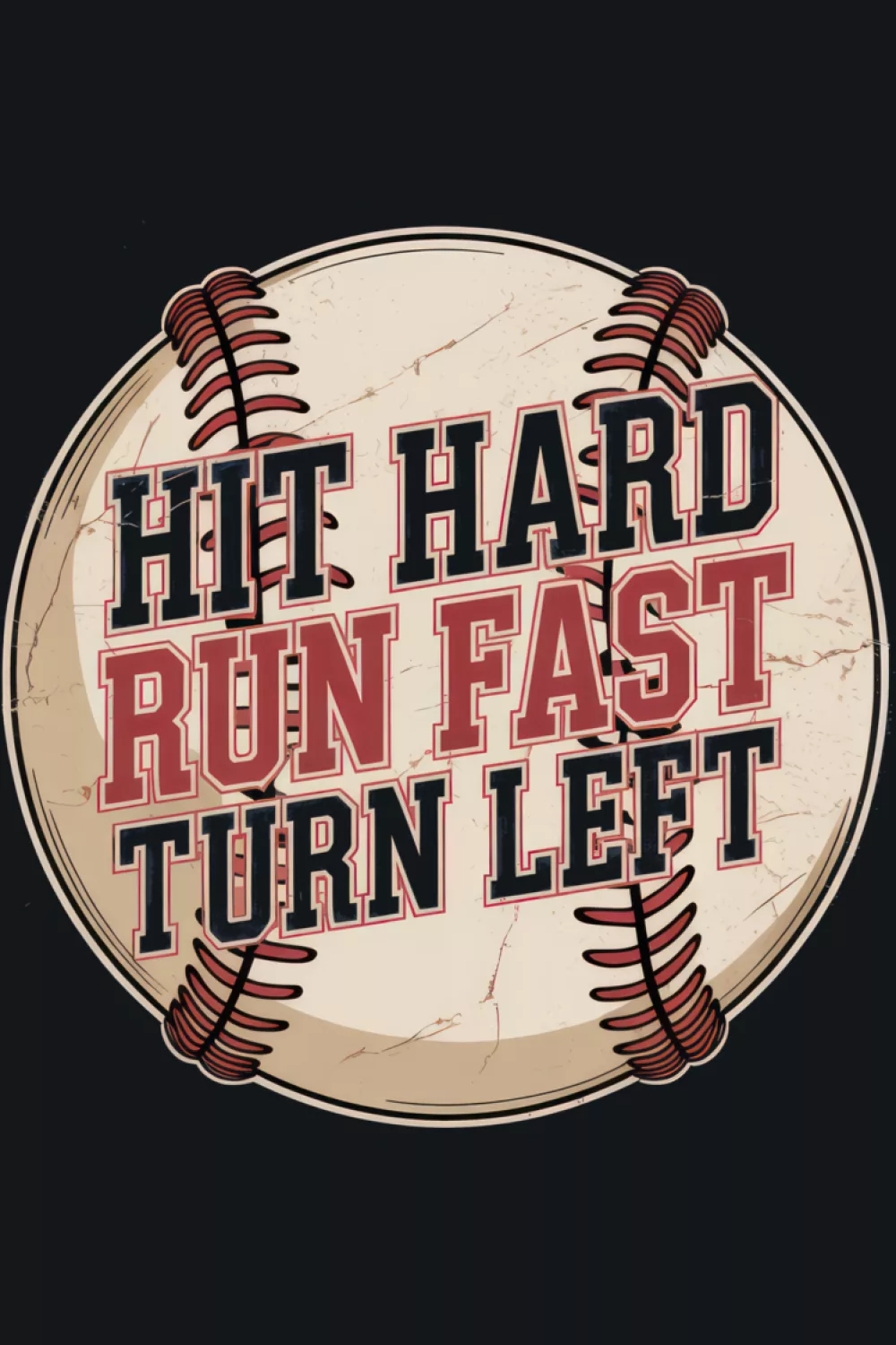 Team ready baseball quote with a bold layout that suits players, coaches, and fans together.