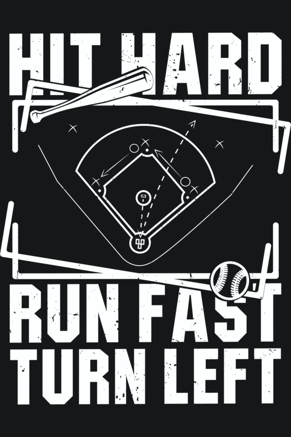 Diamond sport badge that feels welcoming for both baseball and softball fans.