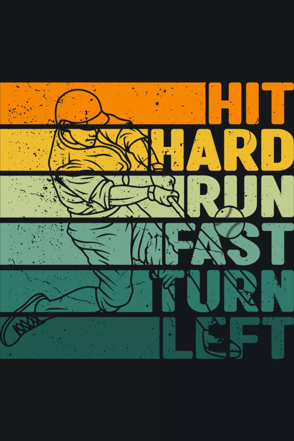 Running player graphic with bold quote placement that highlights speed and hustle.