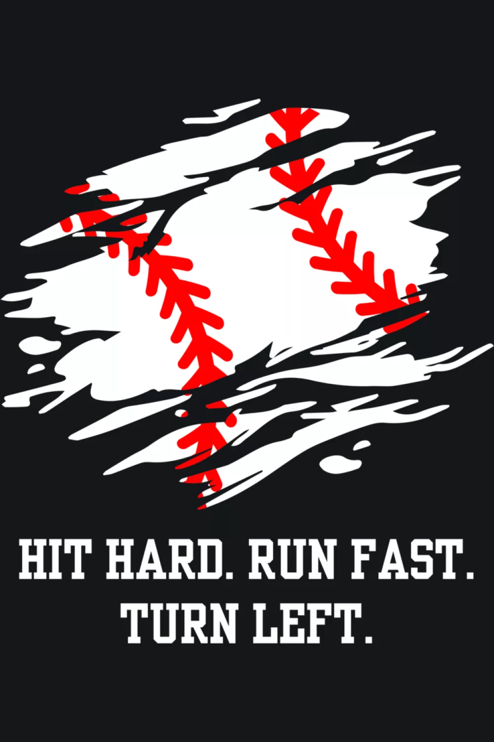 Sarcastic leaning baseball quote idea with a sharper edge and confident lettering.