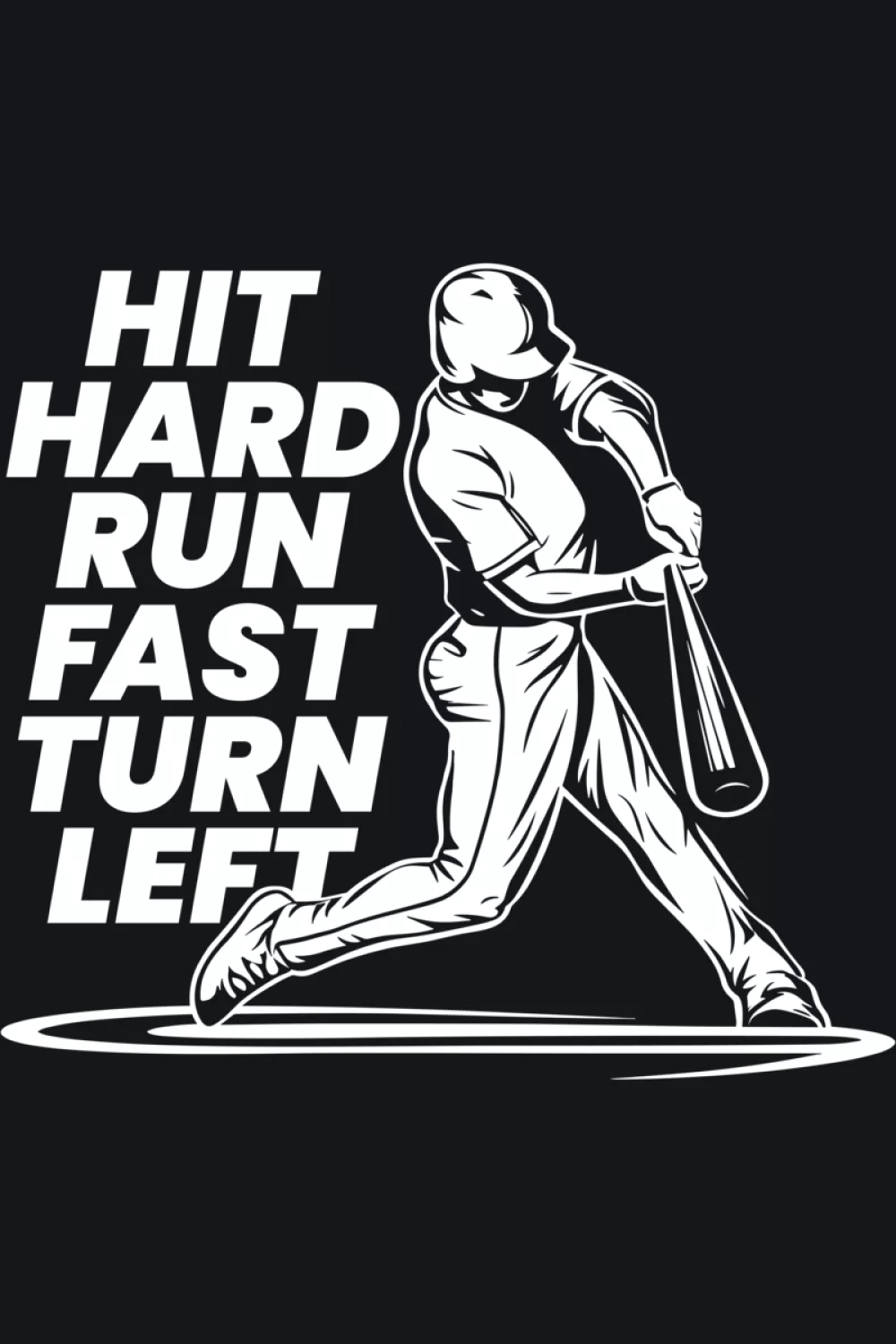 Group friendly baseball quote concept that fits players, fans, and the whole cheering section.