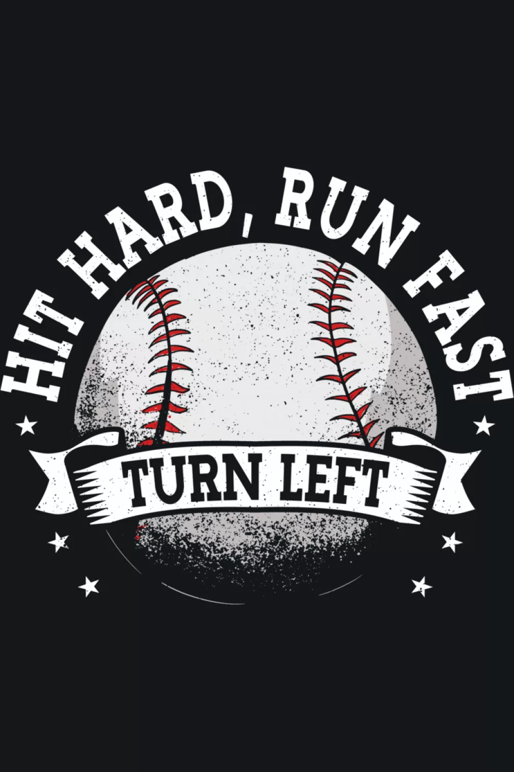 Sports baseball quote with a clean badge layout that feels ready for any game day plan.