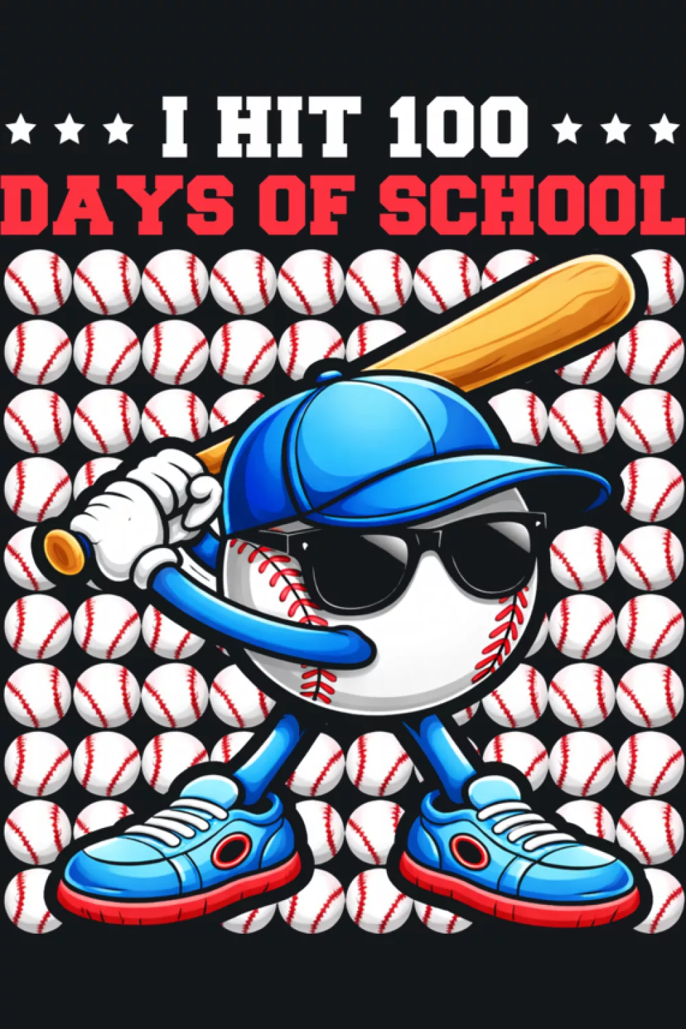 funny baseball inspired school milestone look