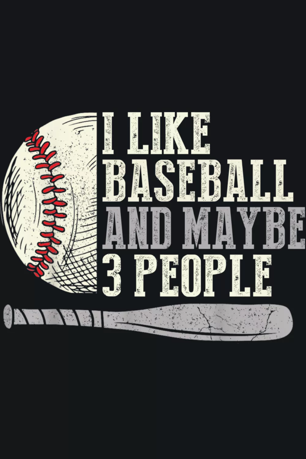 Vintage baseball quote with a classic look for fans who like timeless style and quick laughs.