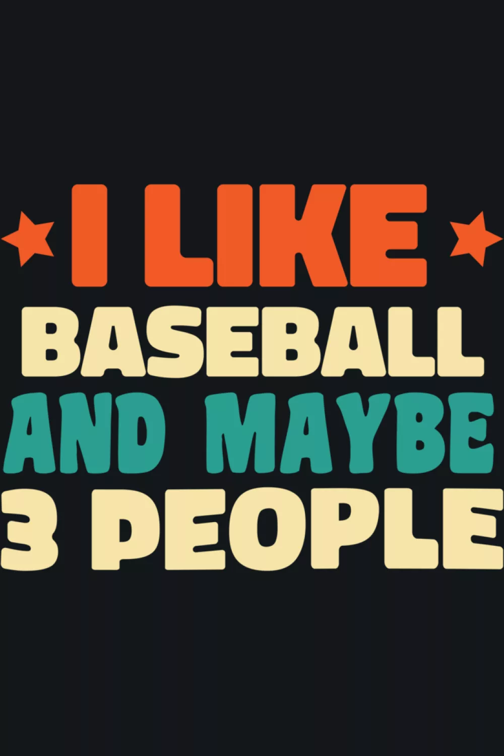 Introvert friendly baseball quote for fans who keep their social battery safe and their schedule full of games.