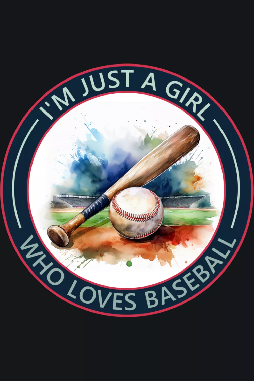 Charming baseball lover artwork with dreamy mood