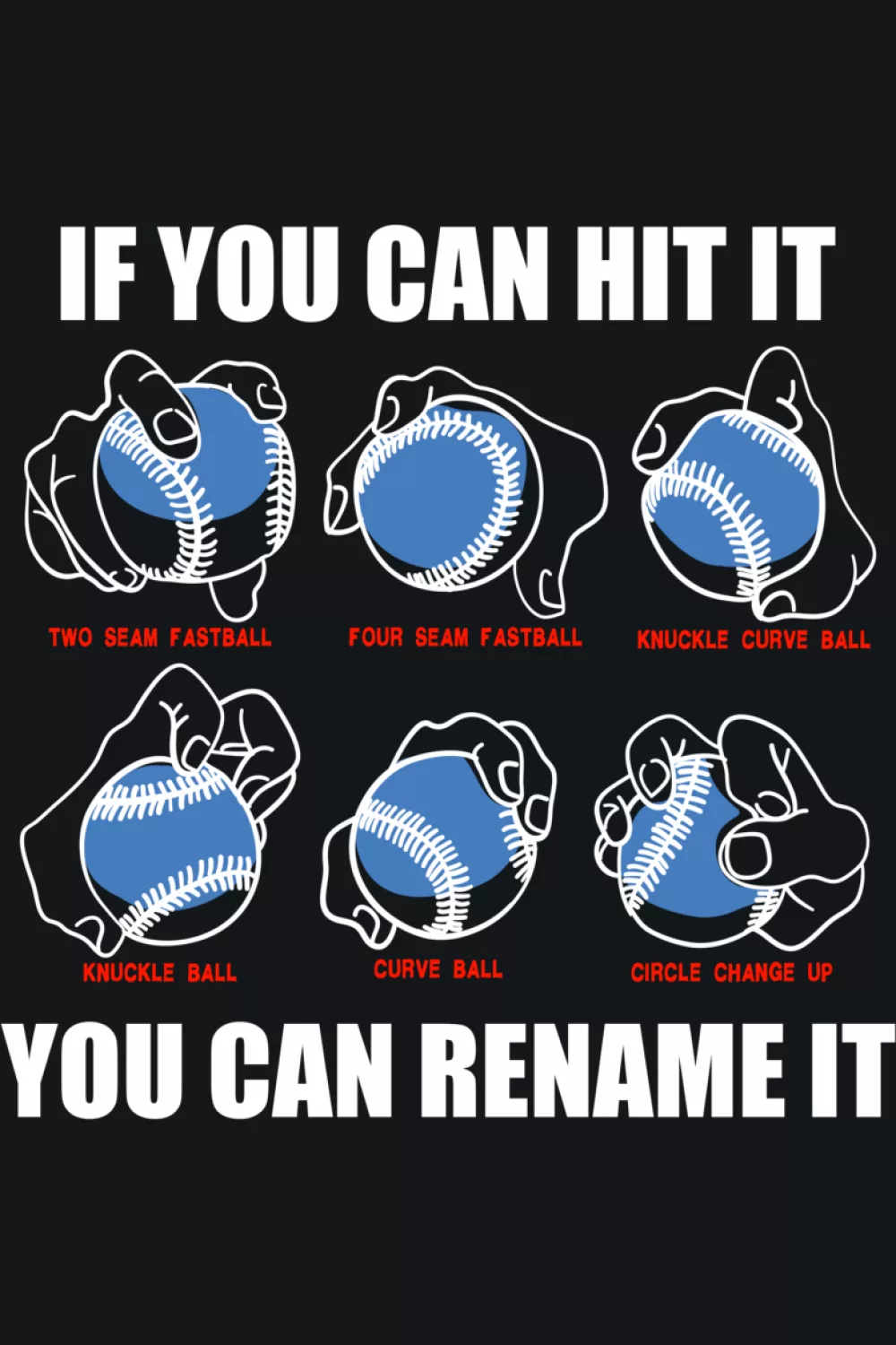 Life Is Full Of Important Choices Baseball Pitcher Shirts: Types Of Pitches For Fans And Players 39 If you can hit it you can rename it pitcher quote with pitch icons.