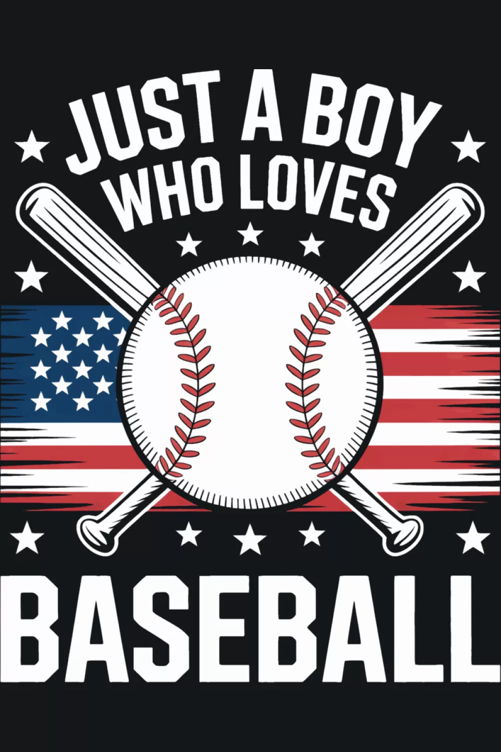 Clean baseball graphic with a strong central message