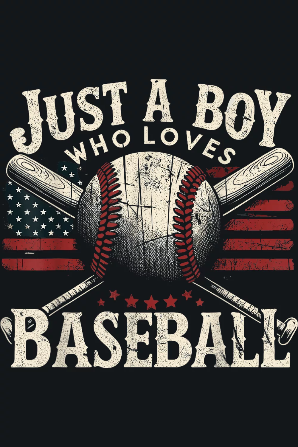 Modern baseball quote art for boys