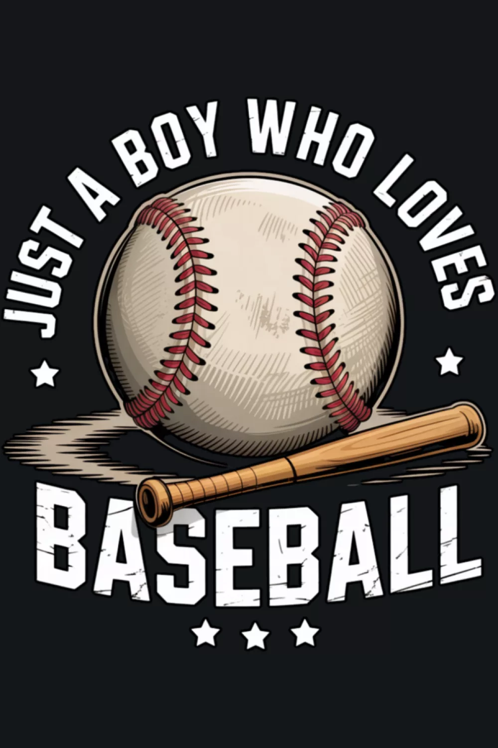 Bat and ball baseball badge with American sport theme.