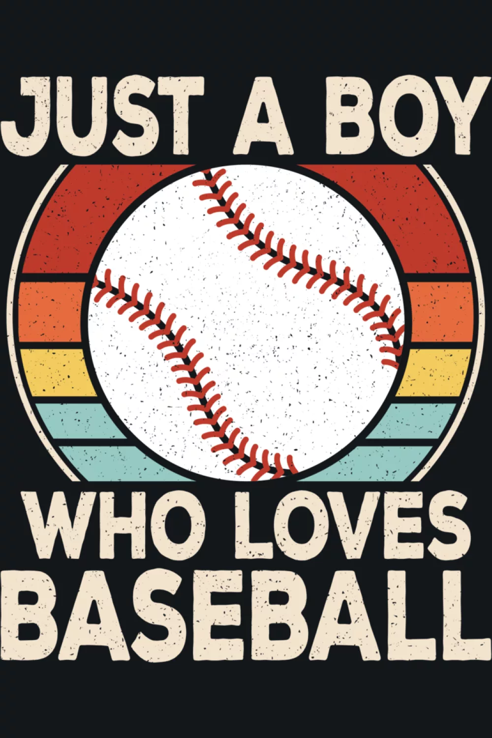 Bold baseball art celebrating kids who love the game