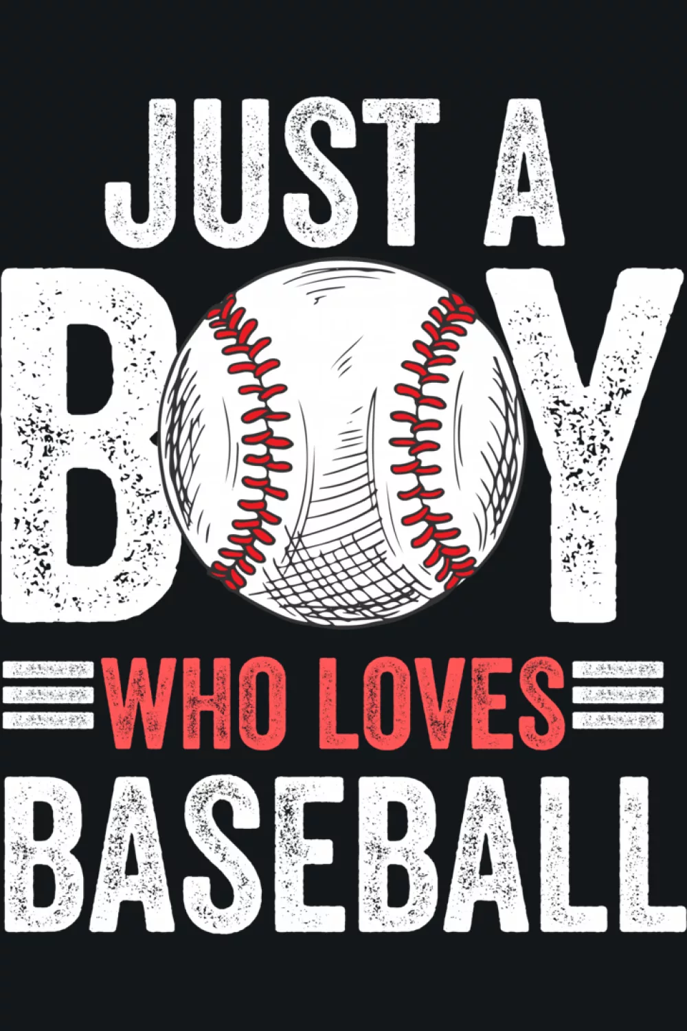 Simple baseball fan badge suitable for boys and men.