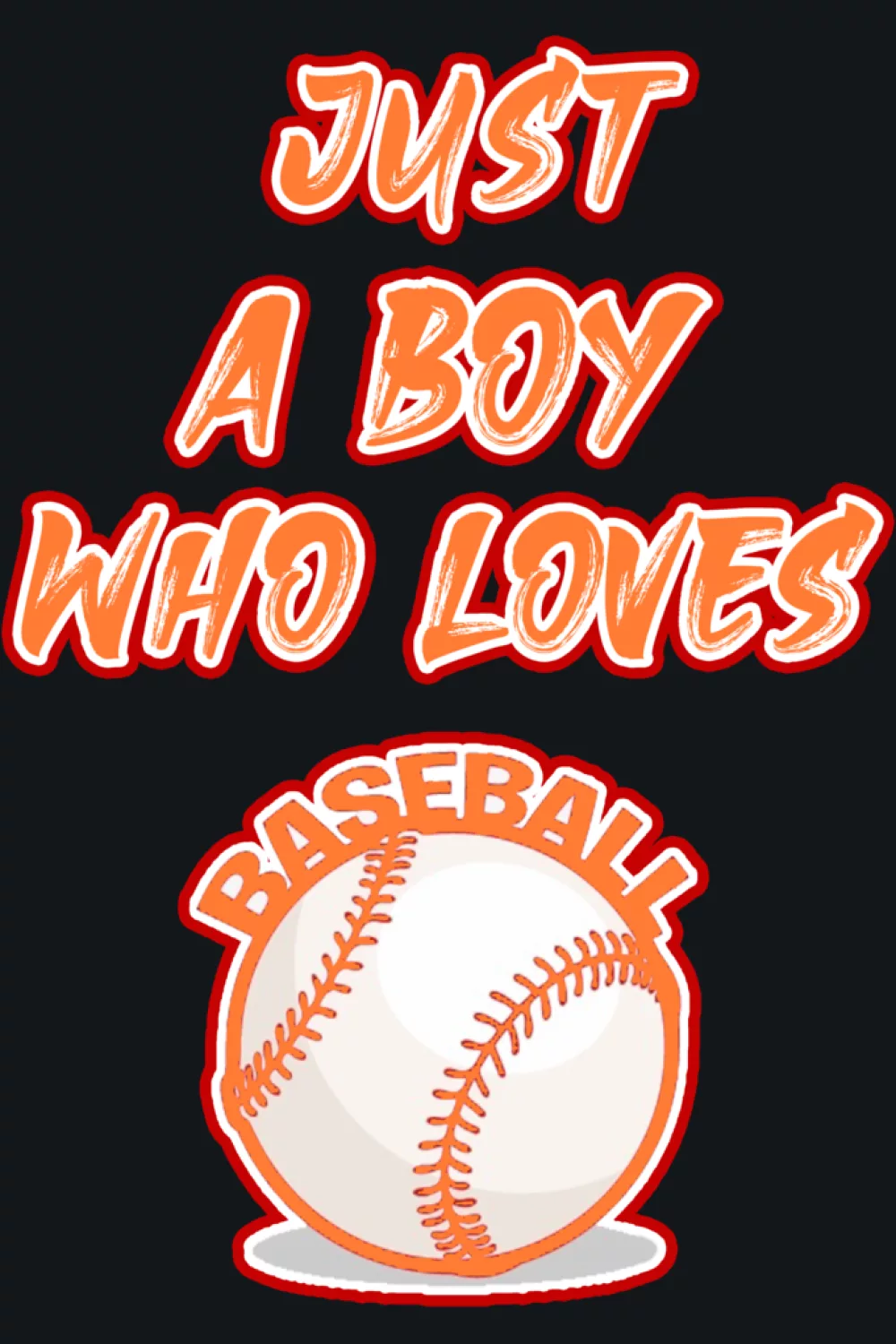 Novelty baseball design created for children