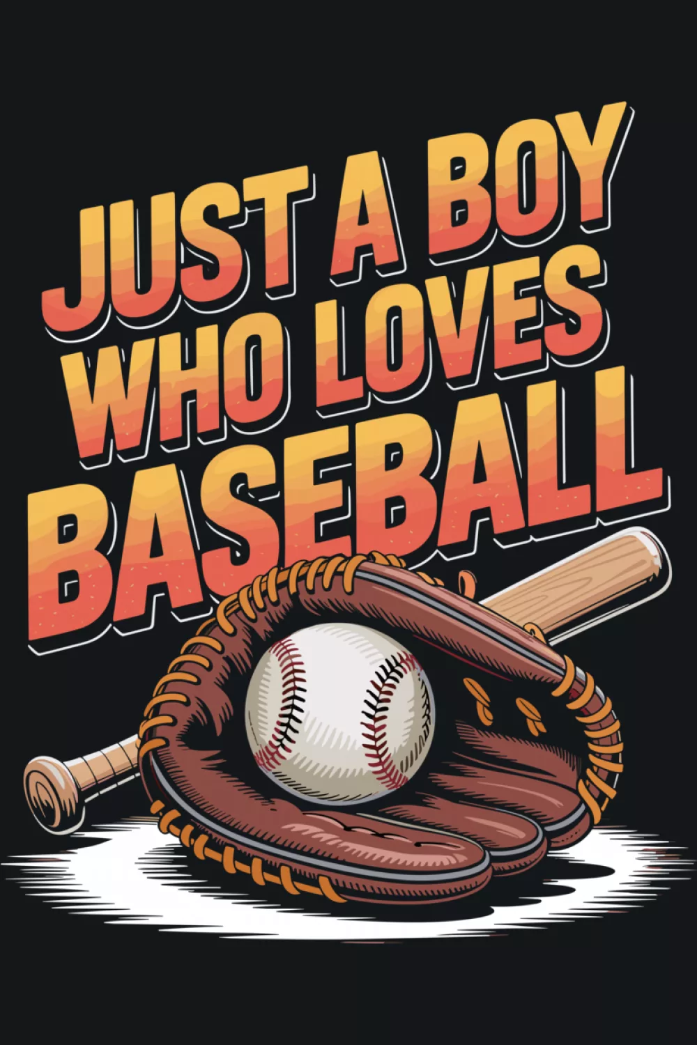 Funny baseball player badge for kids.