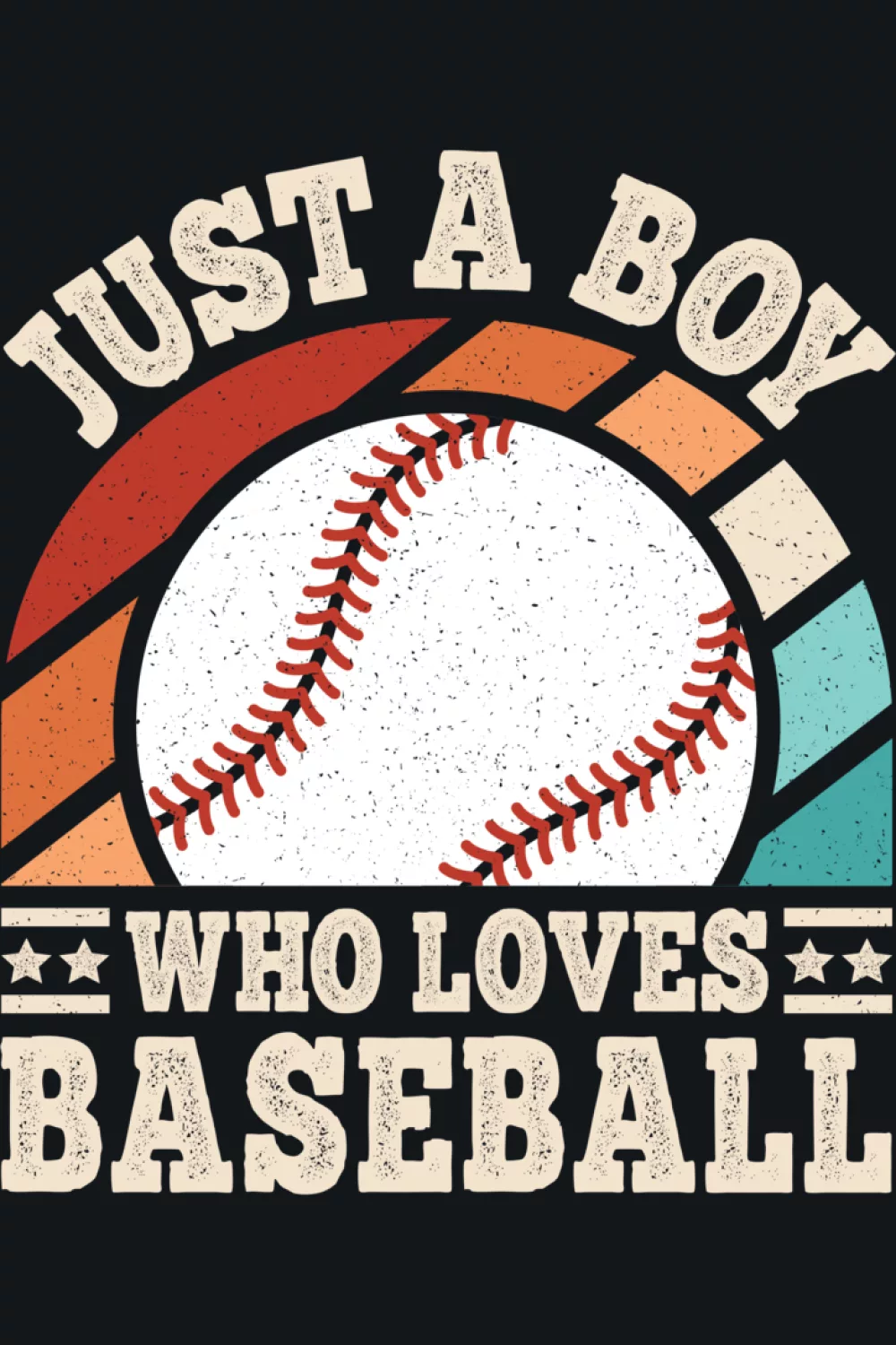 Retro style baseball art with a warm nostalgic feel