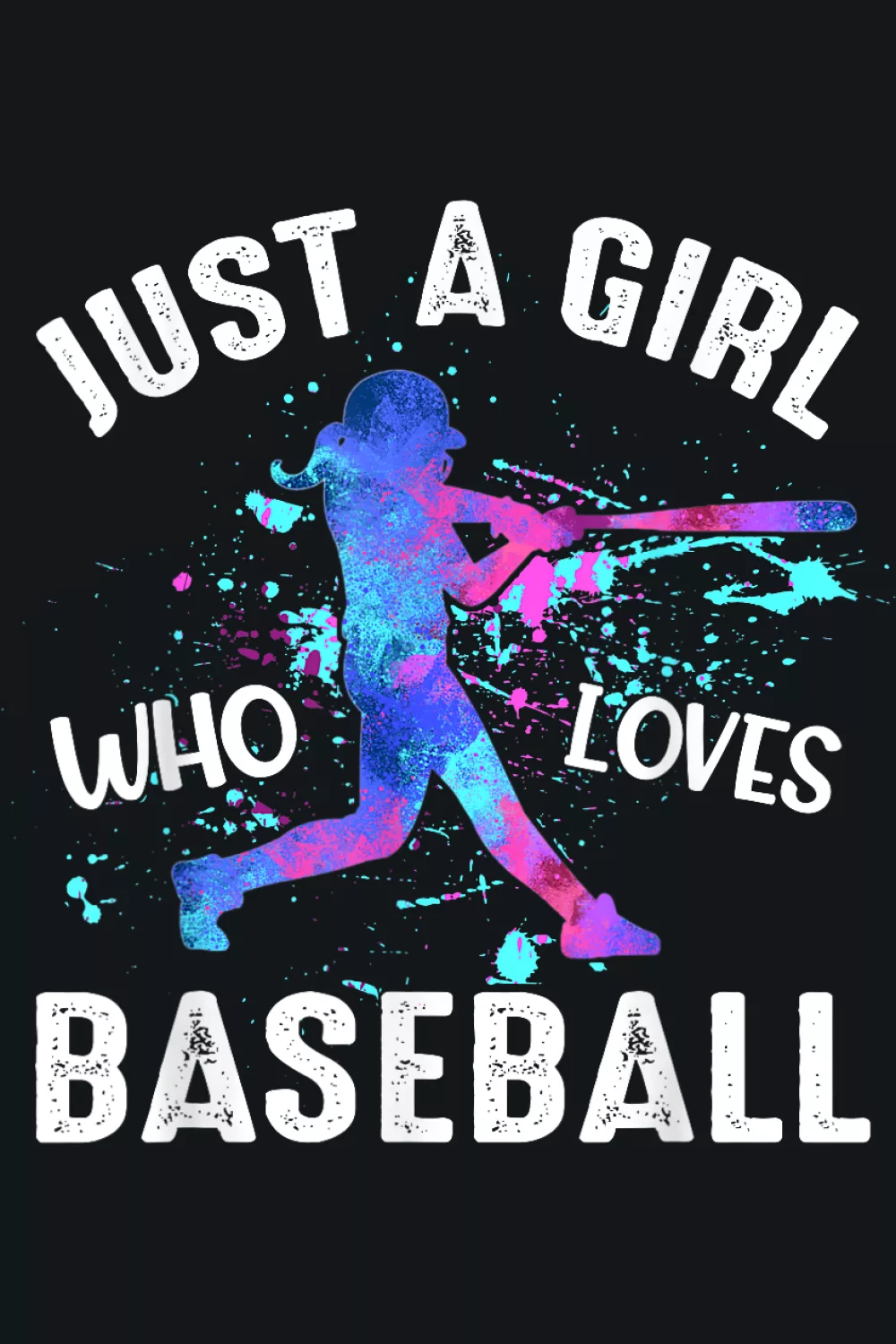 Cute baseball design for girls who love simple art and soft color