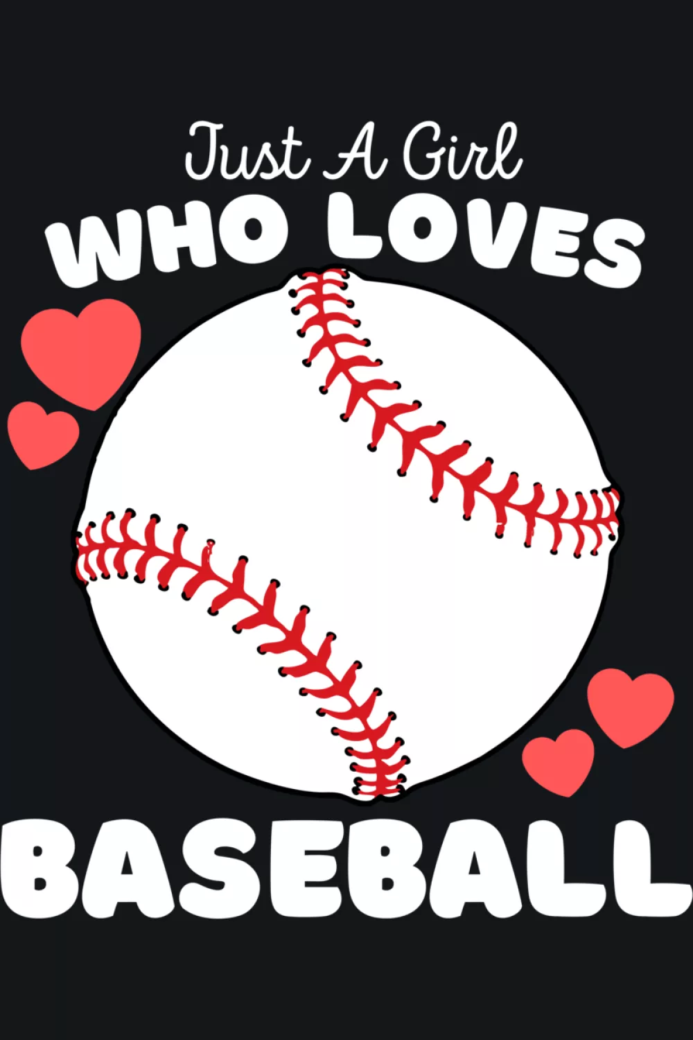Athletic focused baseball design for active girls