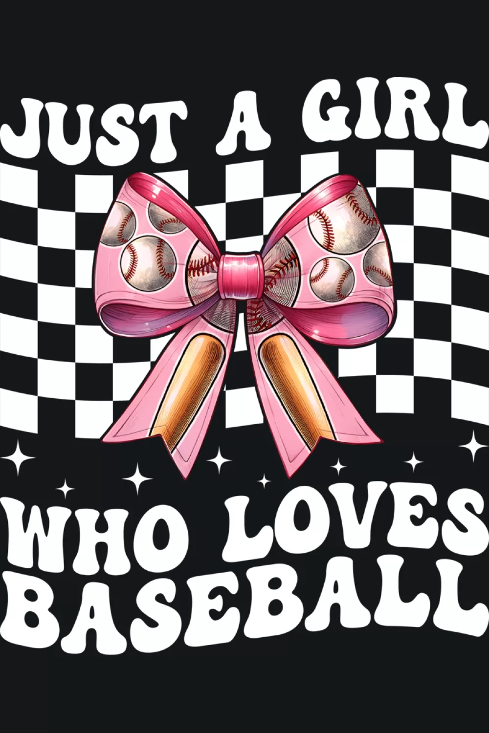 Sweet baseball design that celebrates the bond between a girl and her supportive mom