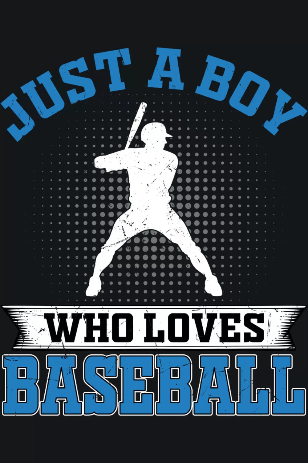 School team inspired baseball art for boys