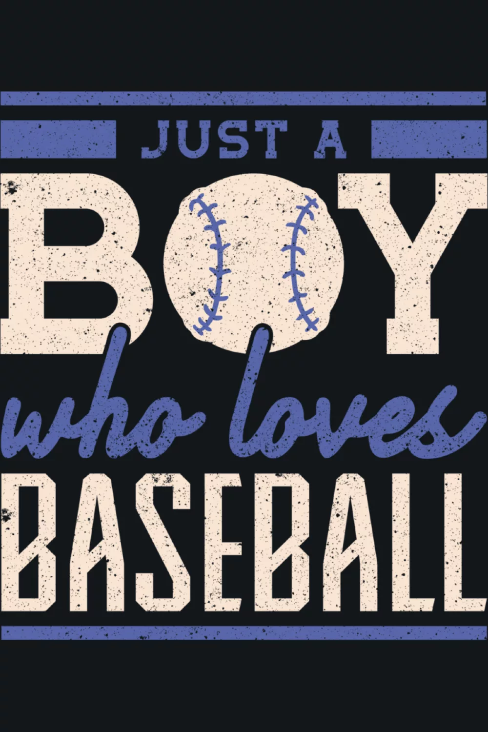 Minimal baseball quote badge with clean typography.