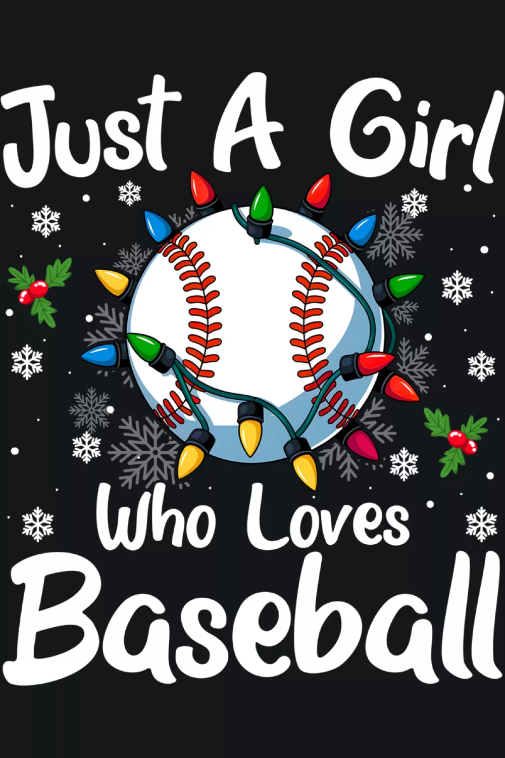 Seasonal baseball artwork that glows with bright accents