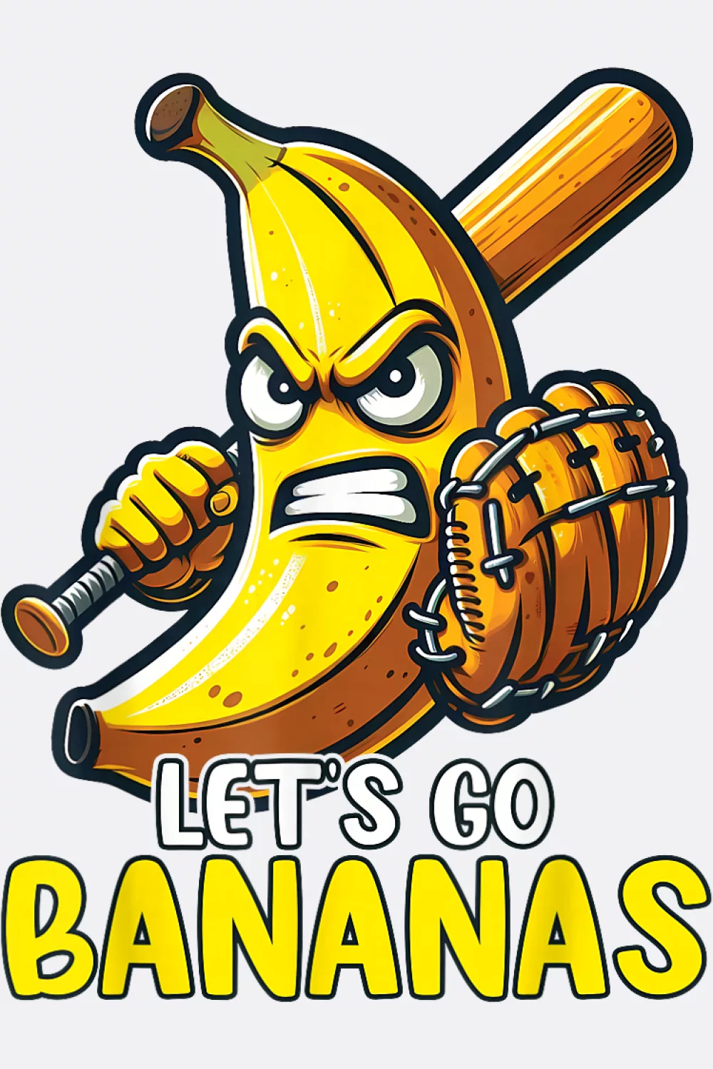 Let's Go Bananas crest layout