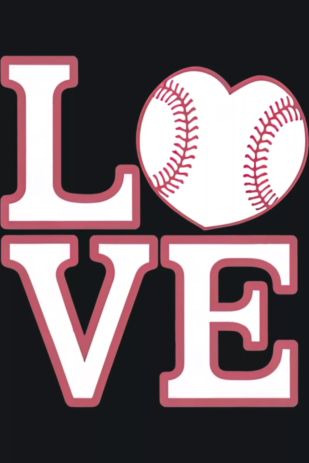 41+ Love Baseball Heart Shirt Design Ideas for Game Day and Valentines Day 75 Fun love baseball heart graphic with playful layout for cheerful fans.