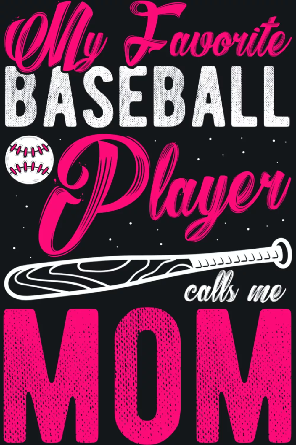 Family focused wording framed with baseball details that suit group outfits.