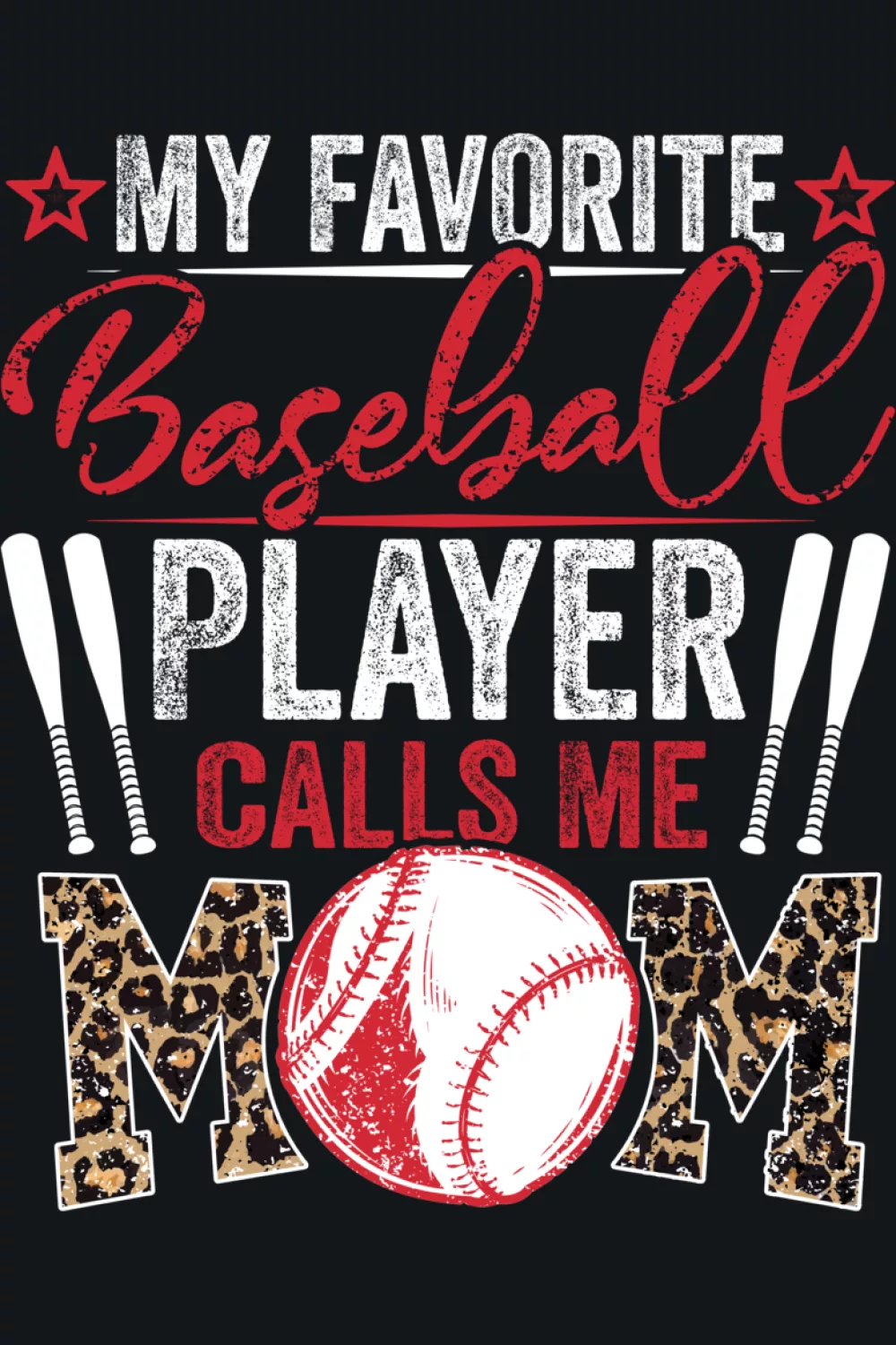 Soft script layout designed especially for Mothers Day celebrations at the ballpark.