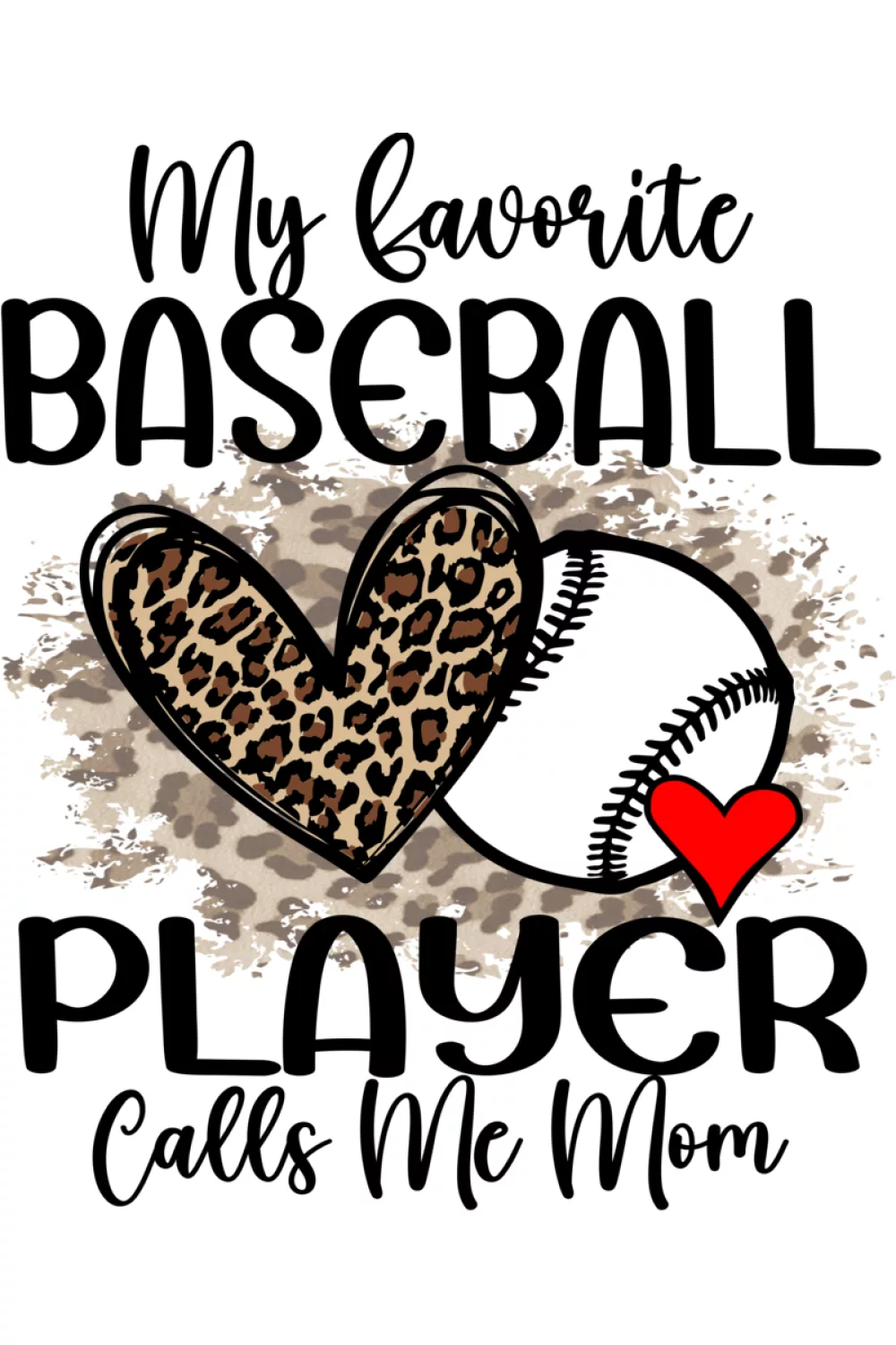 Funny baseball mom wording that hints at the chaos of sports life.