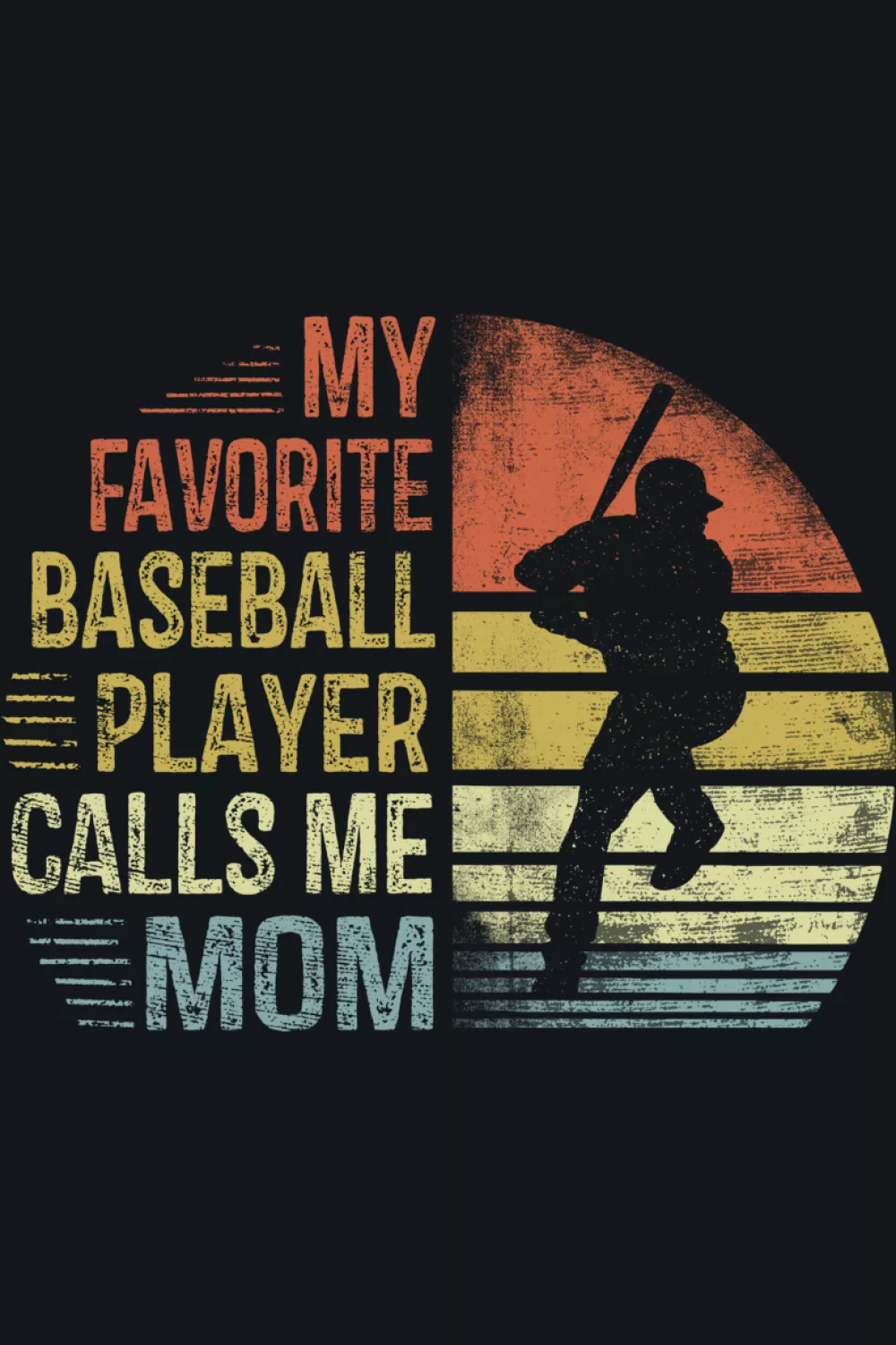 Gift focused baseball mama design with hearts, stars and patriotic touches.