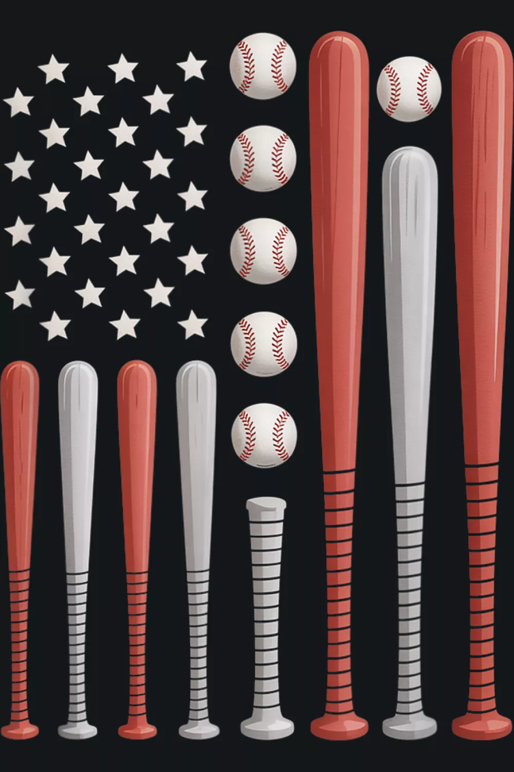 Holiday ready bat set with bright stars