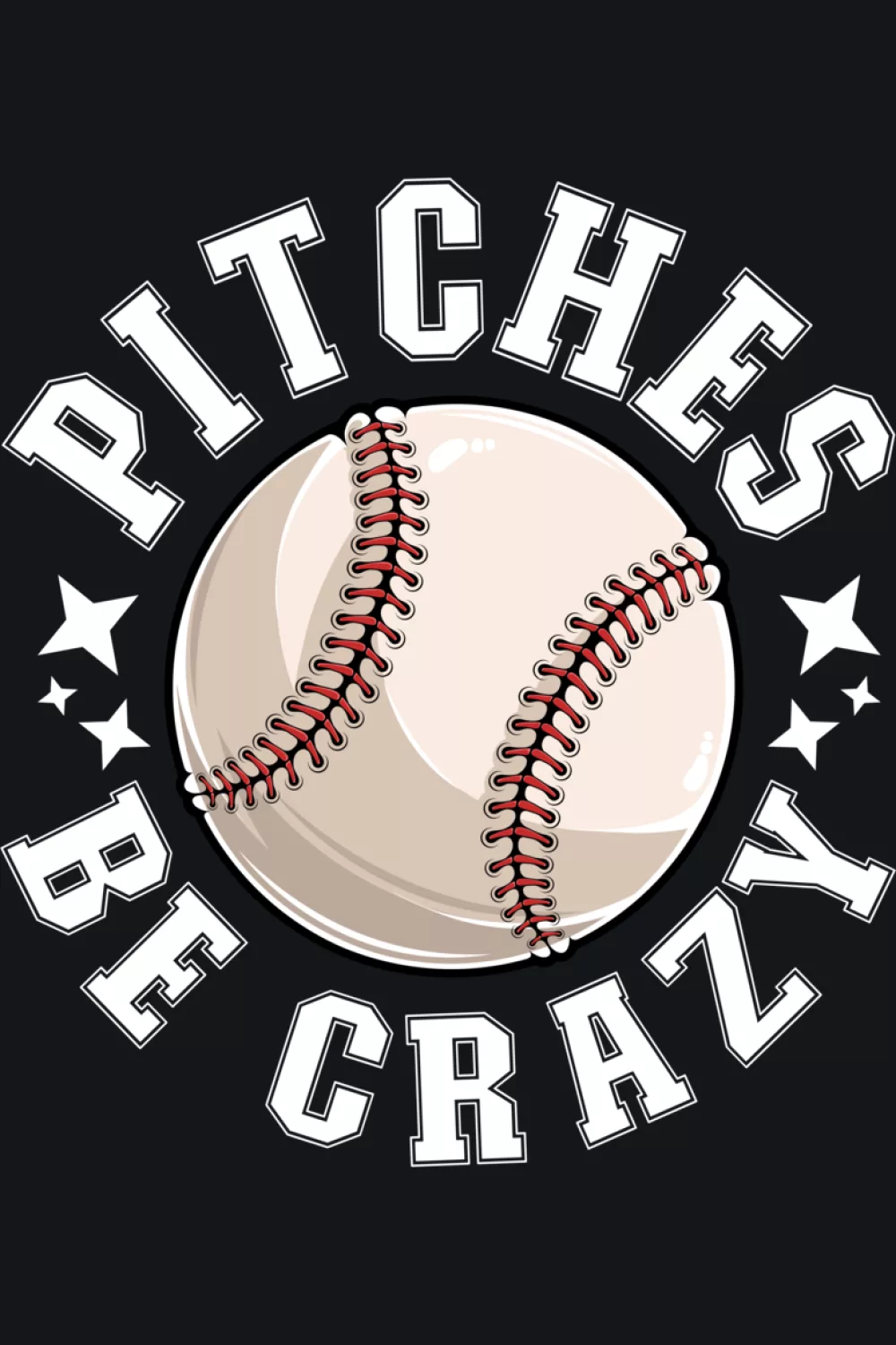 Alternate Pitches Be Crazy baseball softball player pitcher shirt.