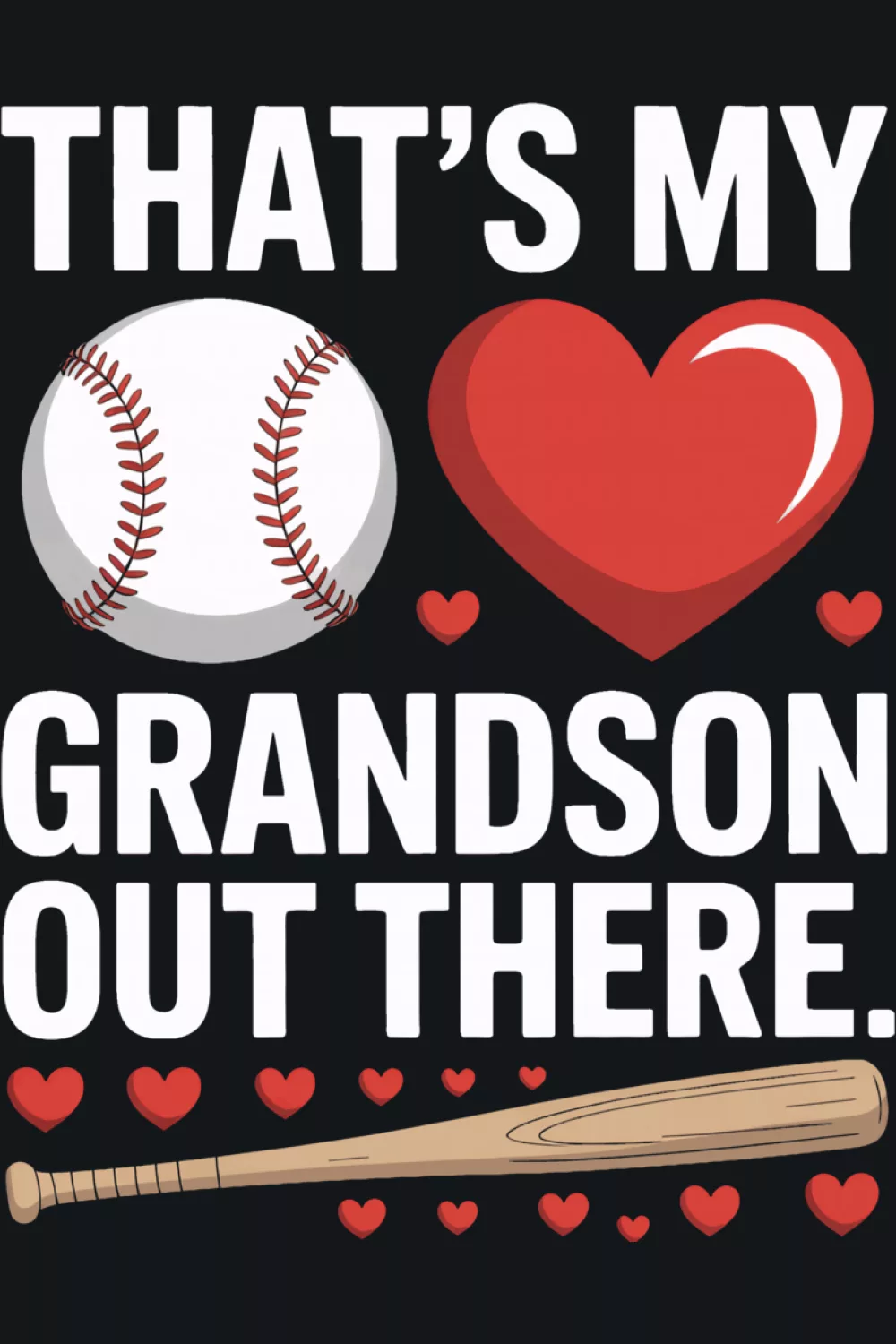 proud baseball grandma support outfit
