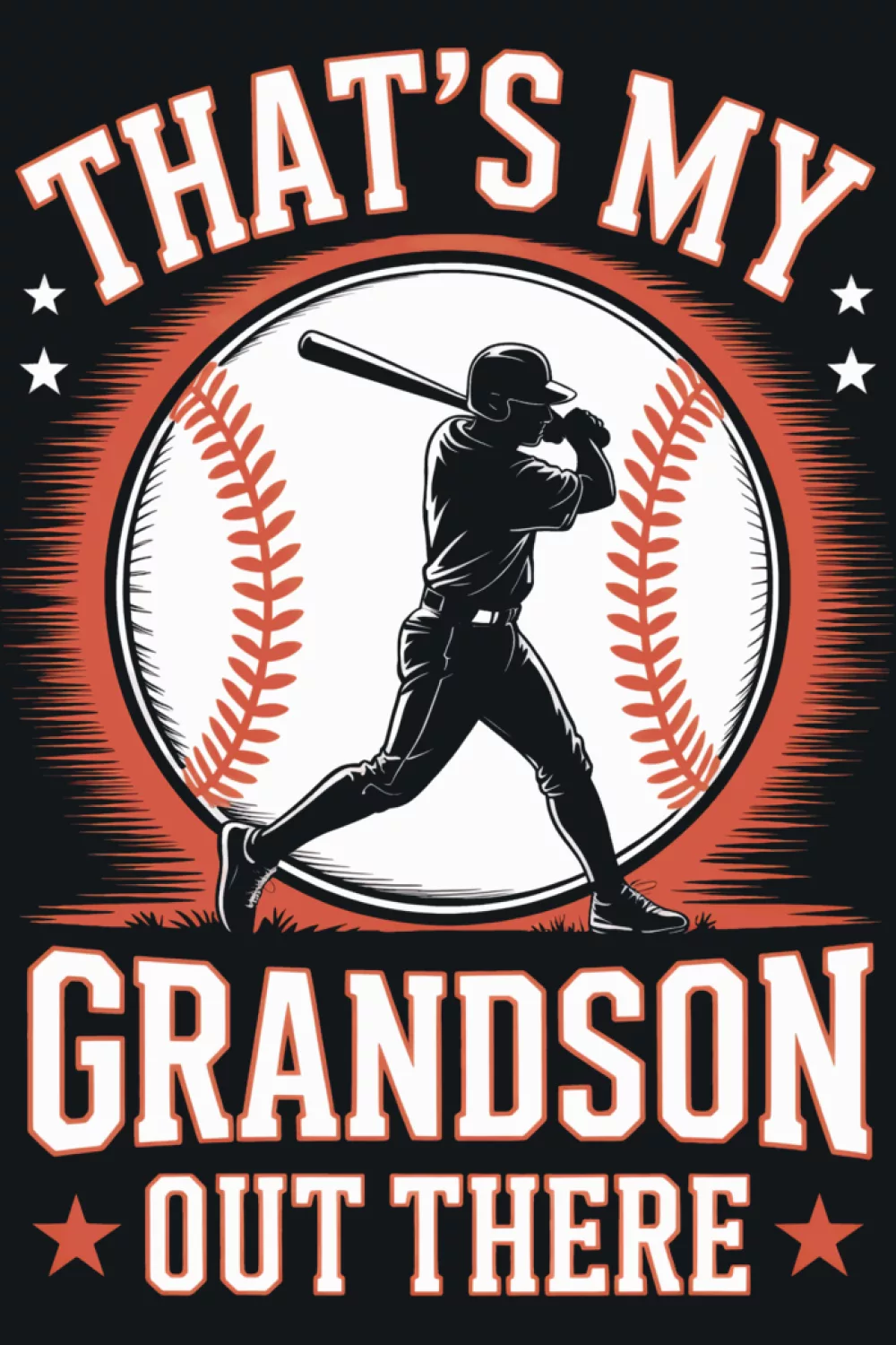 proud baseball grandpa cheering style