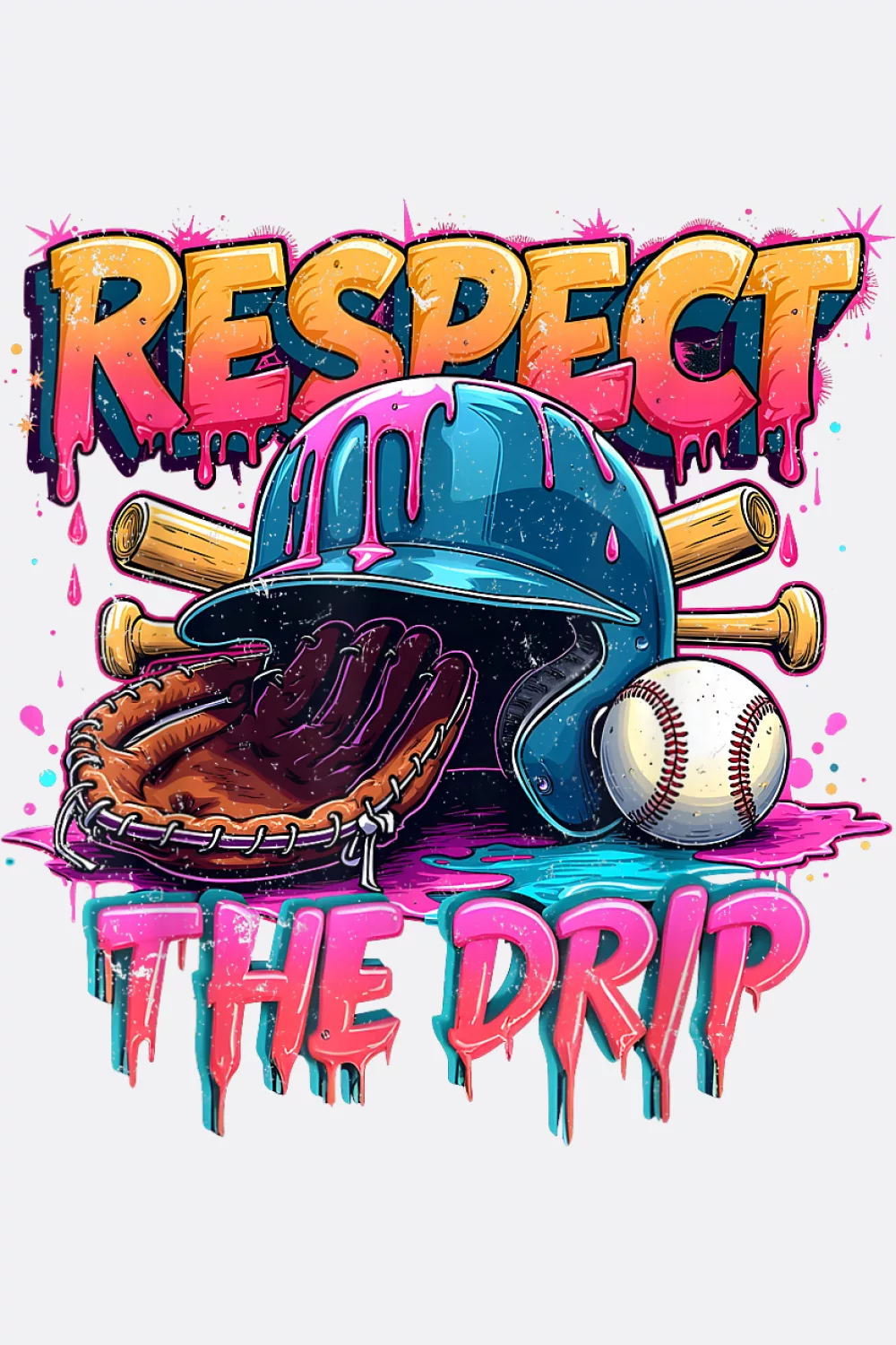 Respect The Drip vibes squad graphic