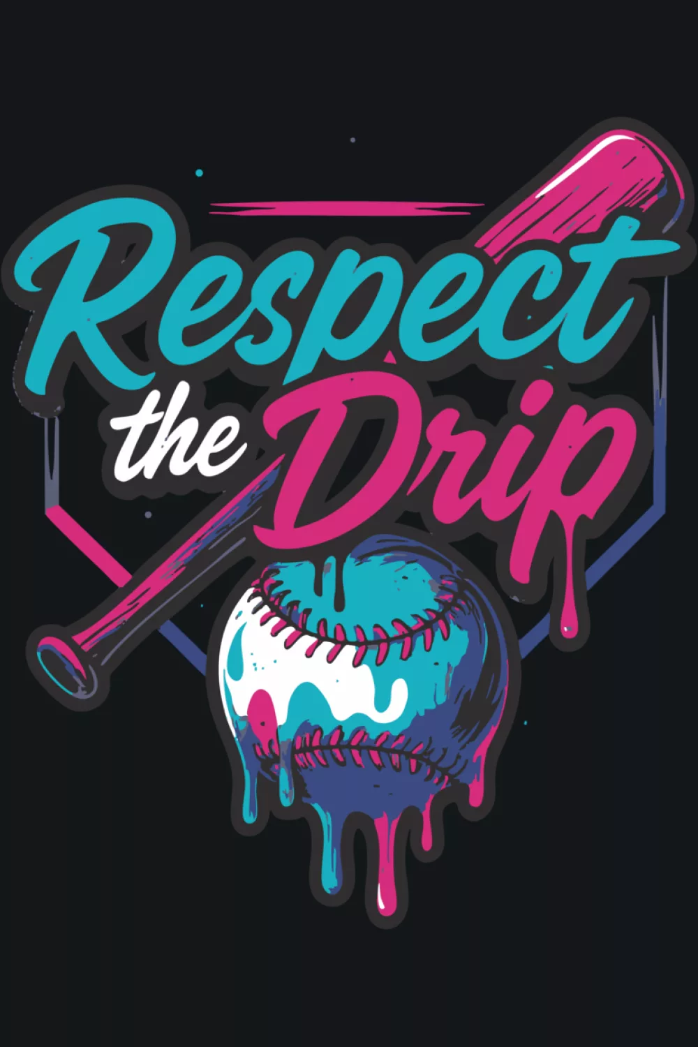 Angular type treatment with glowing ball at the base of the design