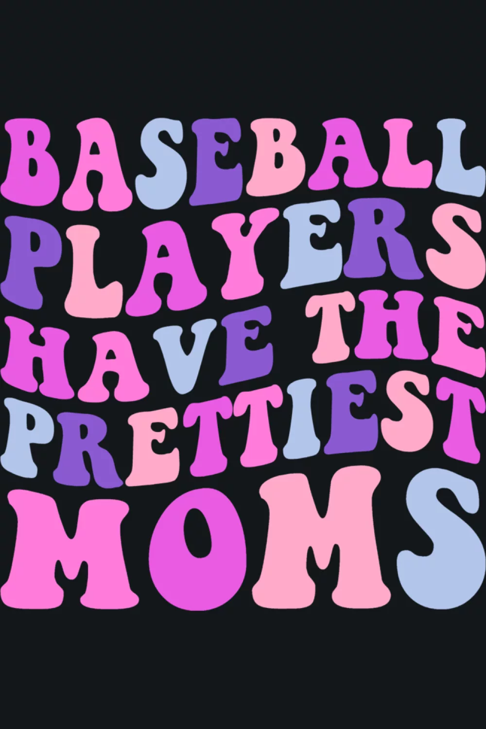 Retro groovy baseball mom mood for fans who love throwback colors and a cheerful weekend vibe.