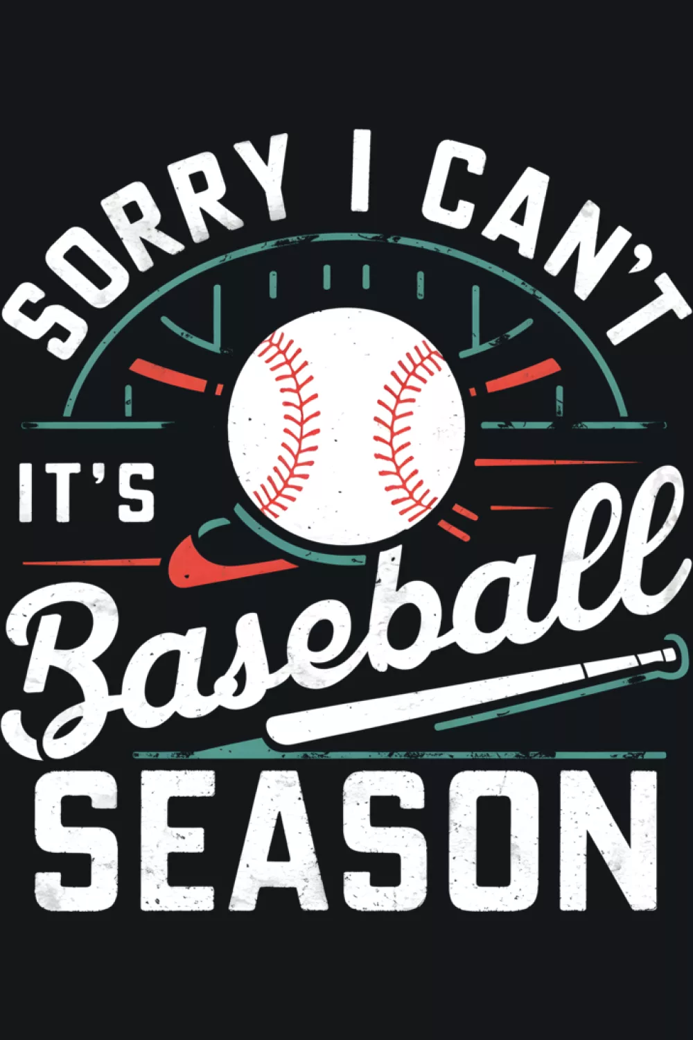 Vintage inspired baseball season phrase with a classic look for fans who like simple, timeless style.