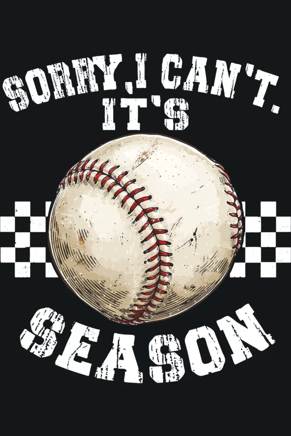 Baseball and softball season excuse vibe for families juggling practices, games, and weekend plans.