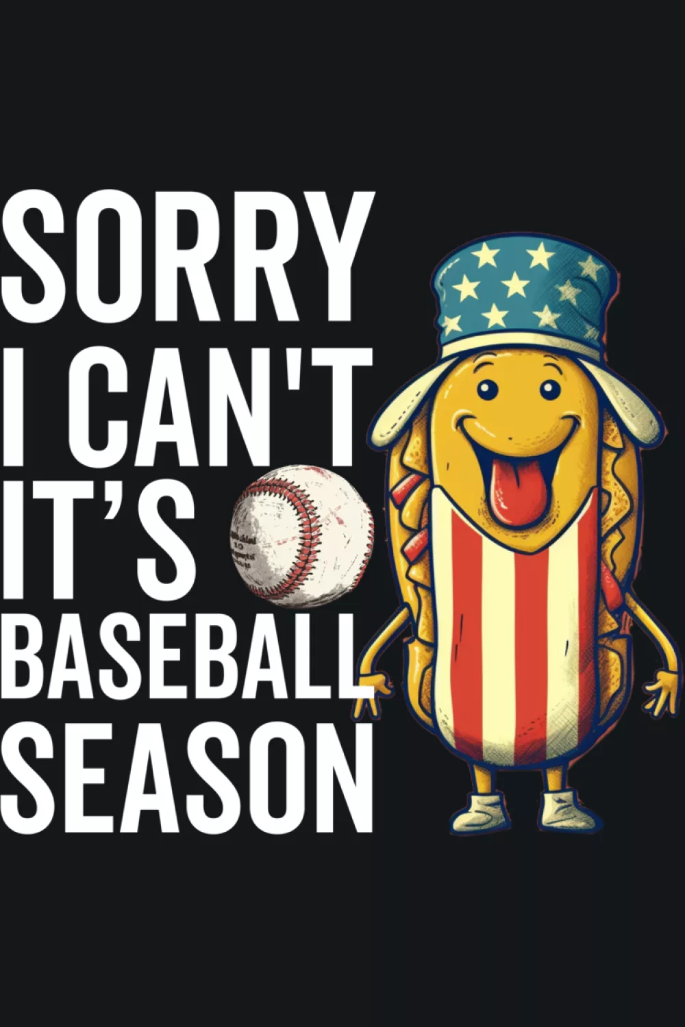 Baseball season excuse with a ballpark food vibe for fans who treat game day like a full event.