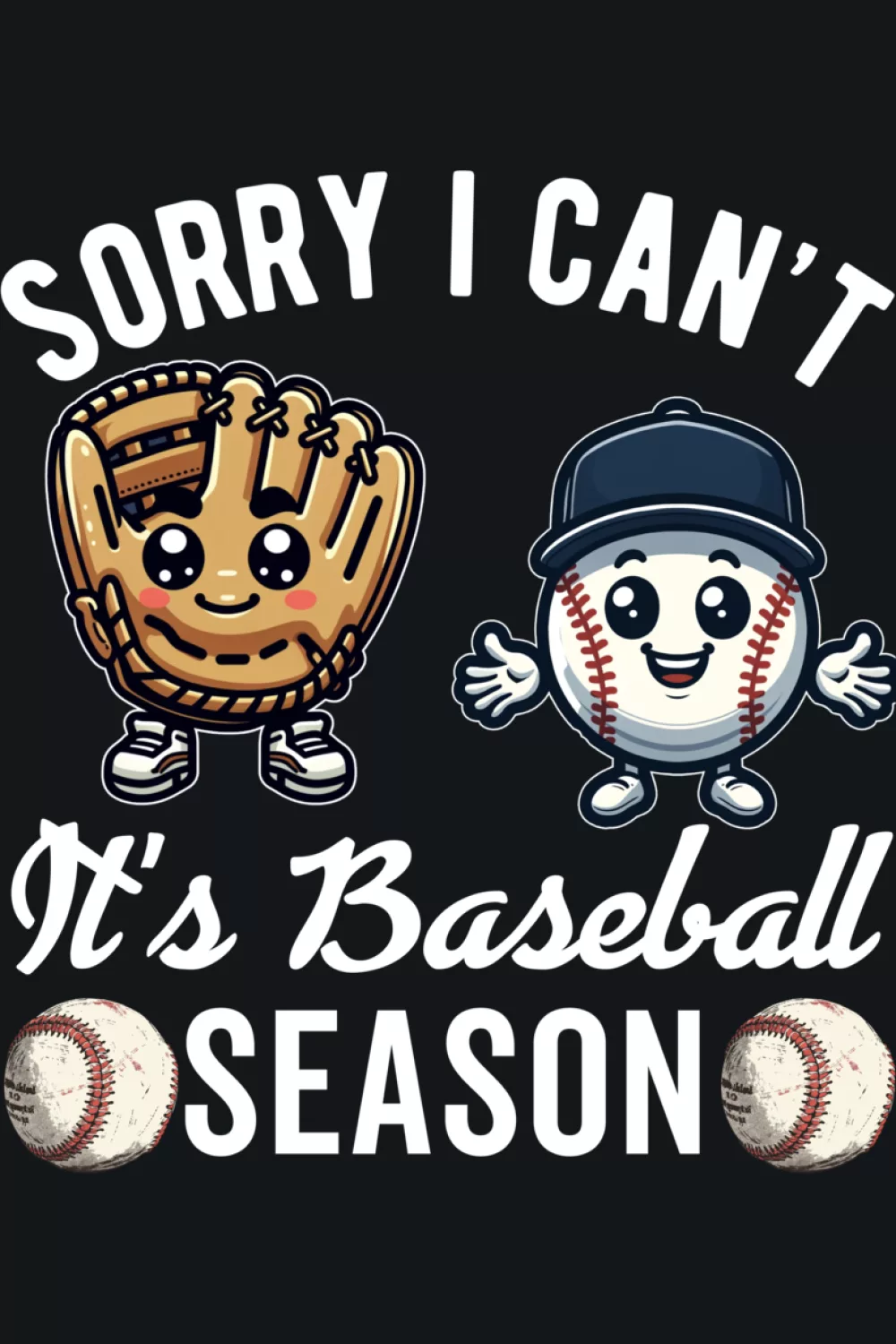Snack themed baseball season excuse for fans who like playful sports vibes and easy weekend outfits.