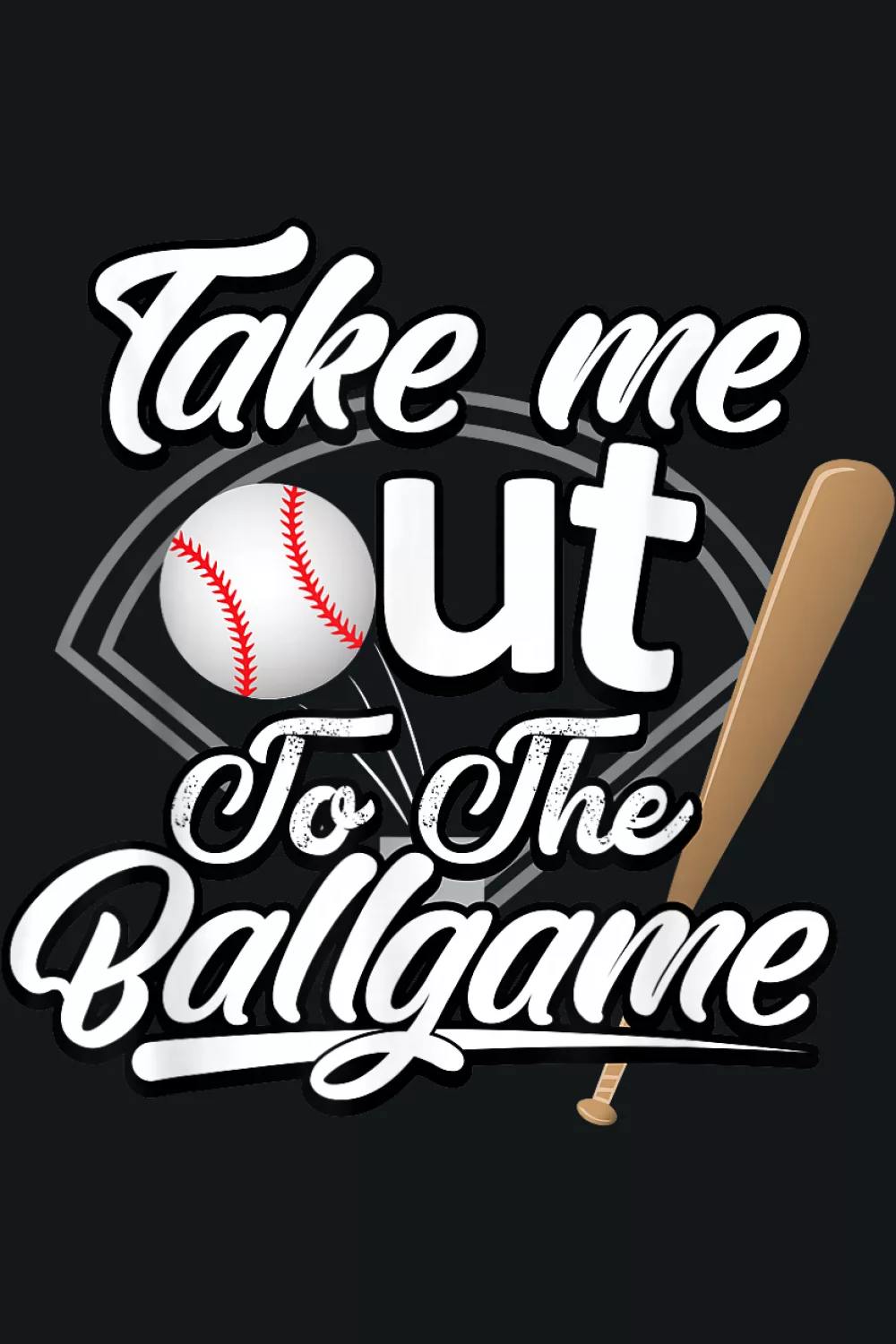 Family sized ballpark theme that makes it easy to match across parents, kids, and grandparents.